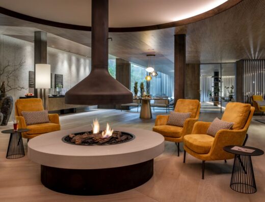 Hotel Hirschen Horn_ feuerstelle